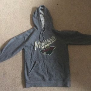 Gray Minnesota Wild Hoodie